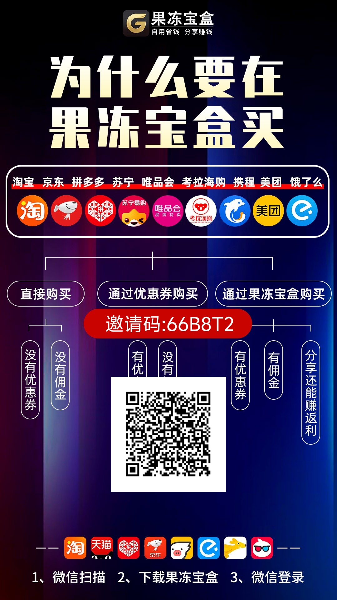 美团网购实惠，省钱长久