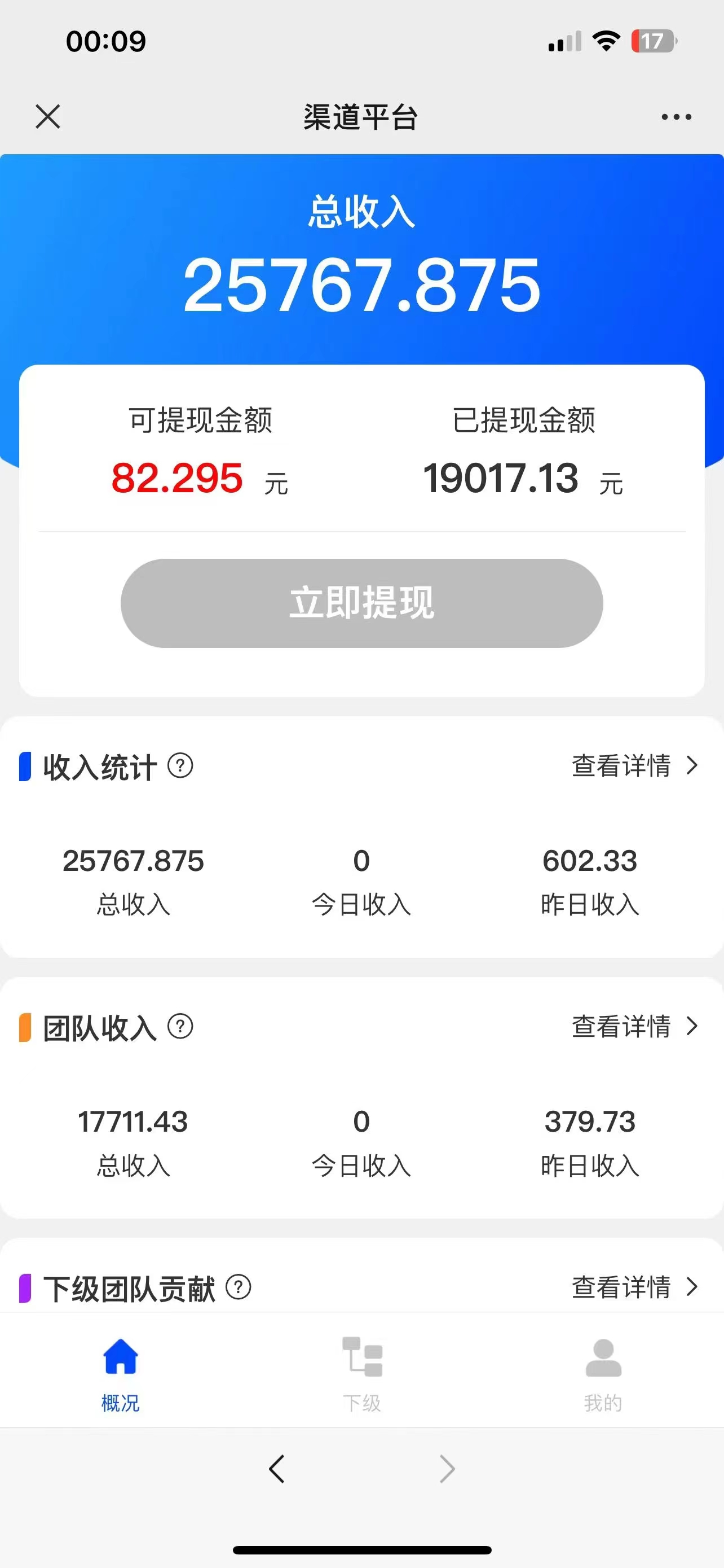 每天看7个广告，收入30，做团队，每天轻松过千