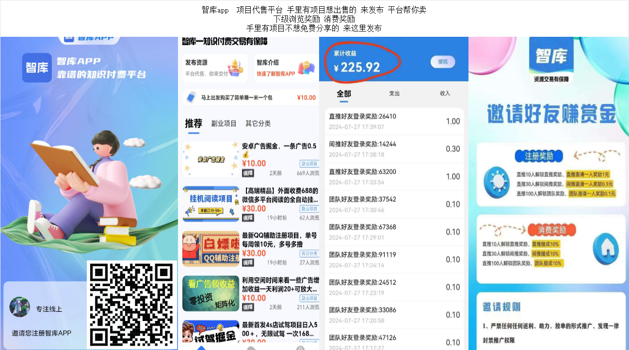智库app  项目代售平台 手里有项目想出售的 来发布 平台帮你卖