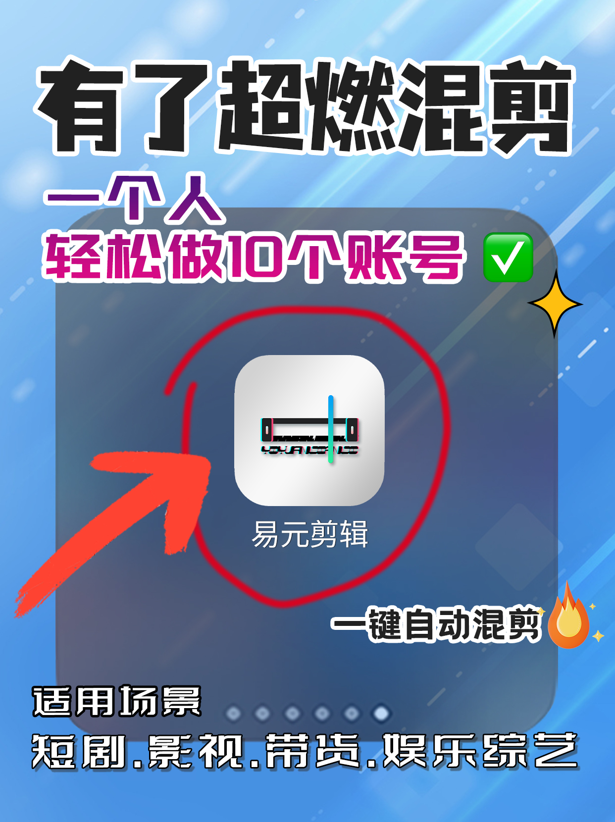 燃剪教程2024年火爆的易元剪辑原创剪辑方法