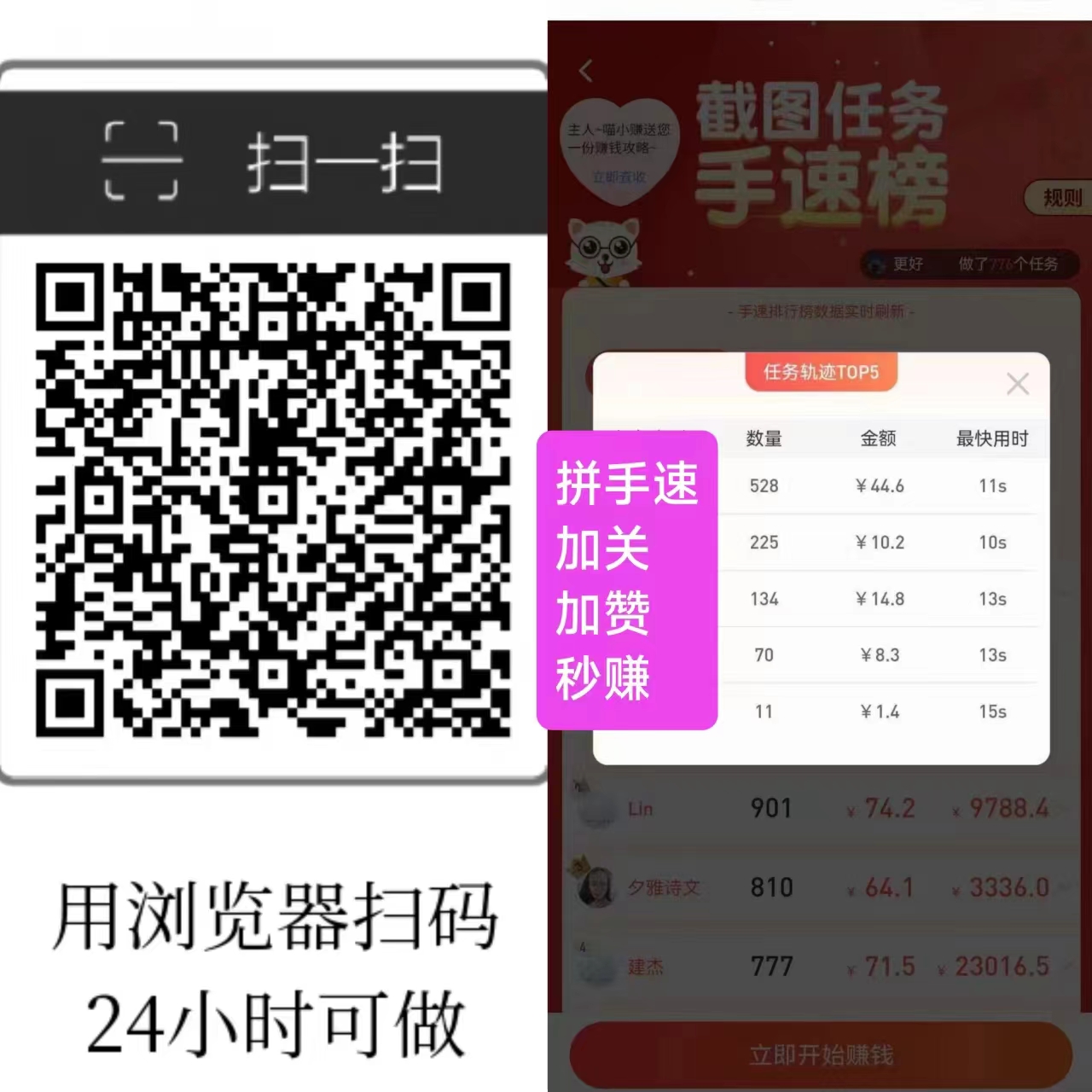 每天赚点APP：抖音、快手、小红书点赞关注！